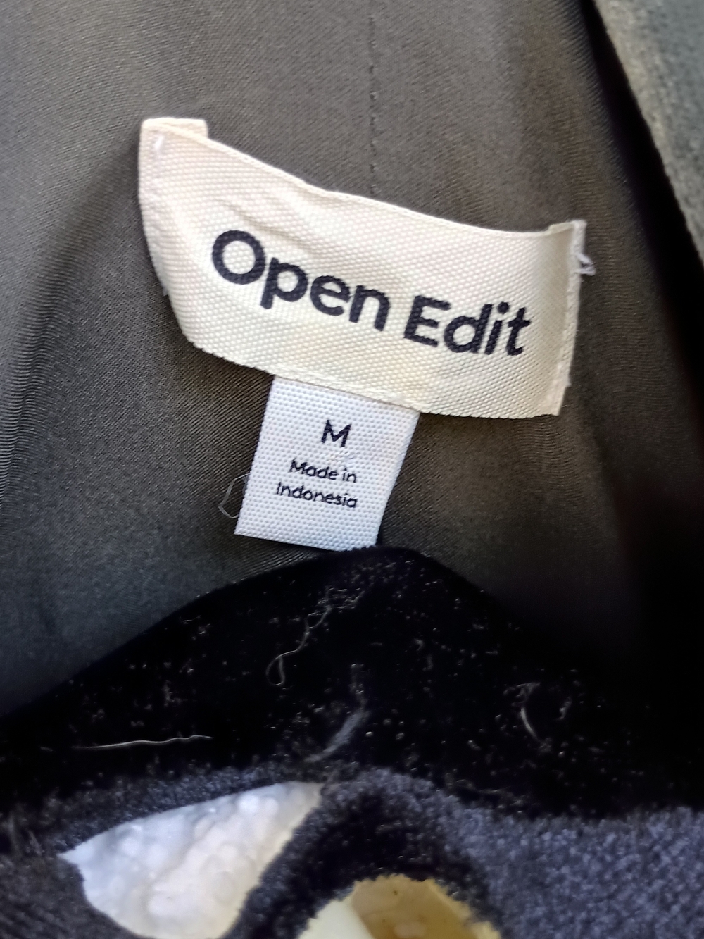 Open Edit Nordstrom Classic Women's Velvet Blazer Jacket Green_M - Picture 8 of 10